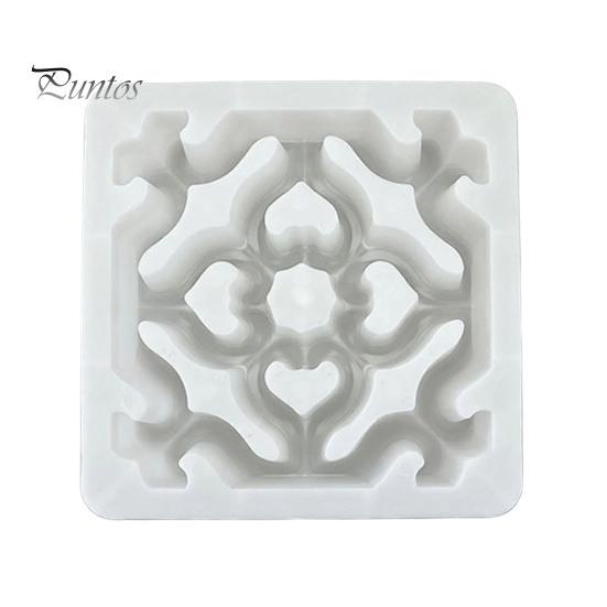 Decorative Garden Flagstone Maker Plastic Stepping Stones Mold, Reusable Concrete Mold for Walkway Path Maker, Durable DIY Casting Outdoor Cement