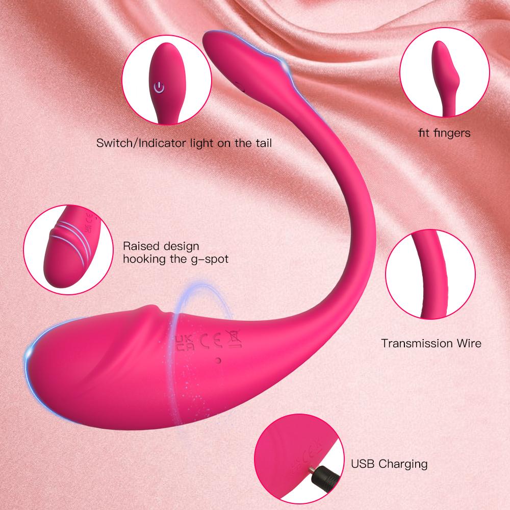 Kabelloser & APP-Fernbedienungs-Eivibrator Tragbarer Bluetooth-Kegel Vaginalkugel Klitoris G-Punkt Anal-Dildo Vibratoren Sexspielzeug für Frauen