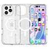 For iPhone 16 Pro Magnetic Case Compatible with MagSafe PC+TPU Glitter Phone Cover