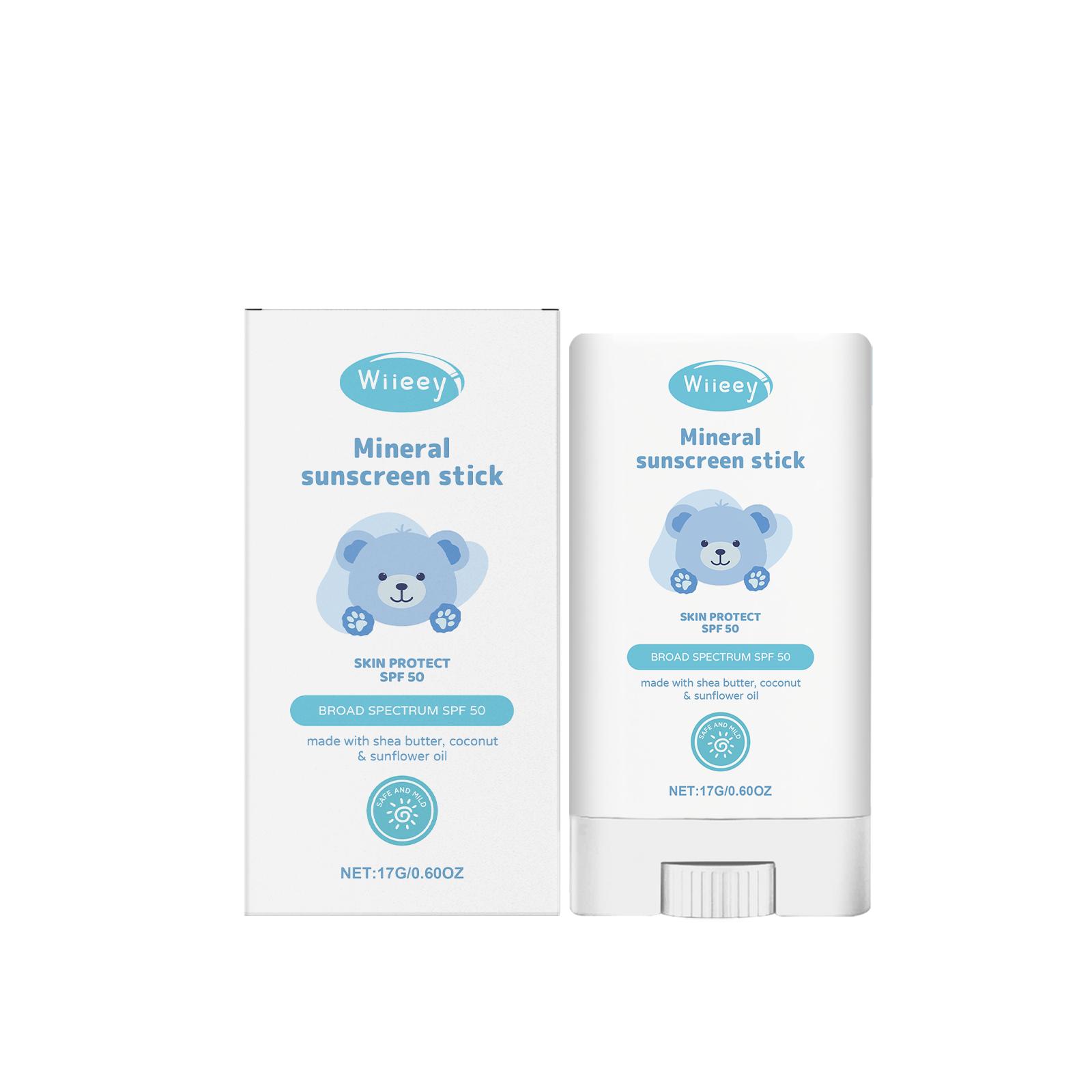 Wiieey Children s Gentle Protective Stick Daily Outdoor Protection Moisturizing Skin Isolation Refreshing Brightening Care Stick