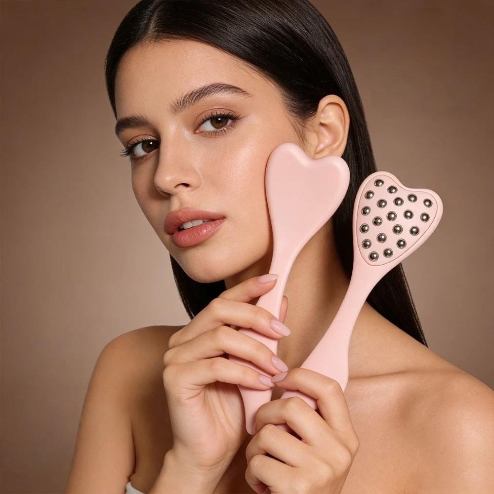 Reduce Puffiness Point Pressing Massager 20 Beads Design Guasha Face Massager Tool  Eye SPA