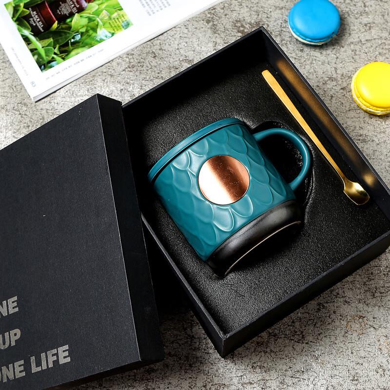 Chá Xún Bronze Seal Ceramic Mug