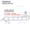 ZONESUN ZS-TB90B Automatic Right Angle Labeling Machine for Tamper-Evident Box & Bottle Corner Sealing
