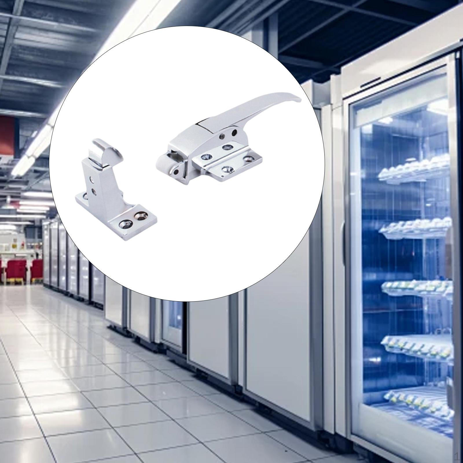 

Industrial Freezer Door Handle Adjustable Latch Zinc Alloy Sturdy Multipurpose Oven