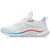 New LiNing Liuyun Cushioning, Slip Resistant, And Abrasion Resistant Low Top Running Shoes White Blue Orange AGLR033-3