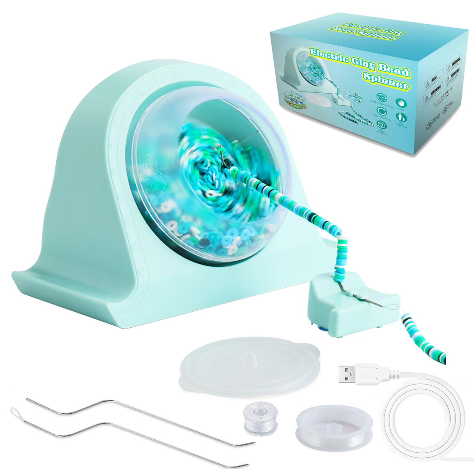 

Автоматическая глиняная чаша для бисероплетения с инструментом для бисероплетения с нитками, простая в использовании машина для нанизывания бусин Y Crafts Supplies зелёный