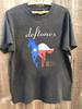 Deftones Texas Tour Charcoal Graphic Short Sleeve Unisex T Shirt Reprint S5XL Unisex T-Shirt