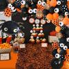 50Pcs Funny Eye Latex Balloon White Black Cartoon Eyes Halloween Eye Balloon Children's Birthday Party Balloons 5inch
