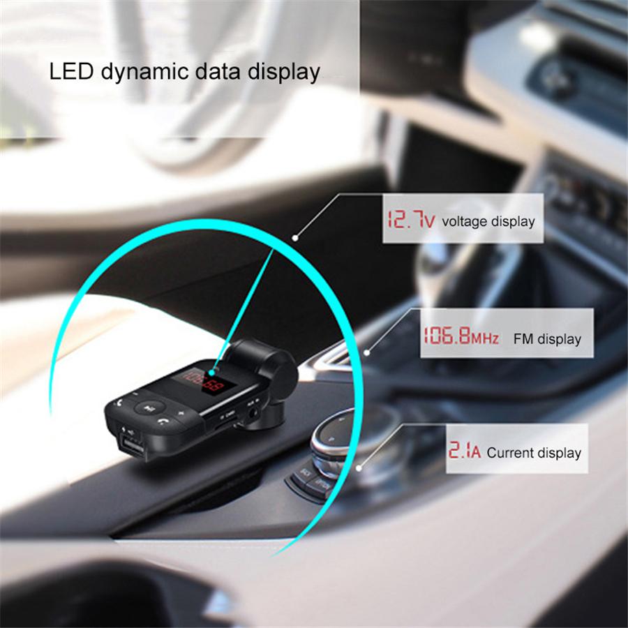 12V Car MP3 Player FM Bluetooth Hands Free Support USB Disk & TF Card Music Play