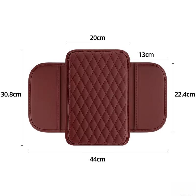 Universal Car Center Console Protector Cover Armrest Box Cushion with Pocket Arm Rest Mat Elbow Support Armrest Storage