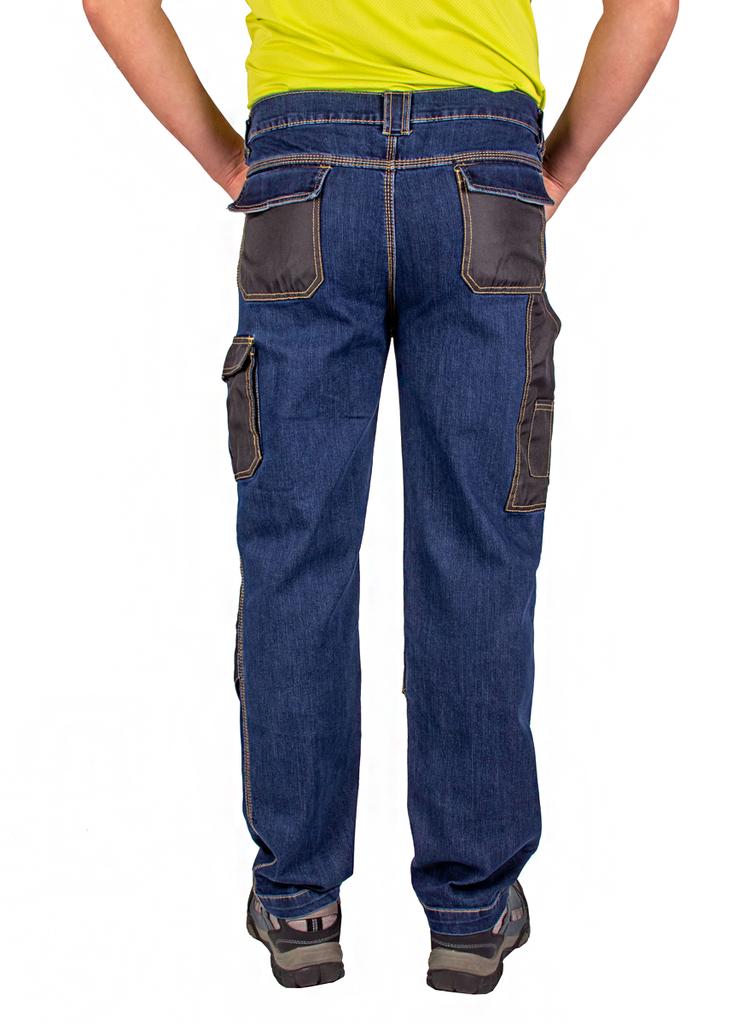 Men's Work Jeans BHP Cargo Pockets for Knee Pads Firi XXL
