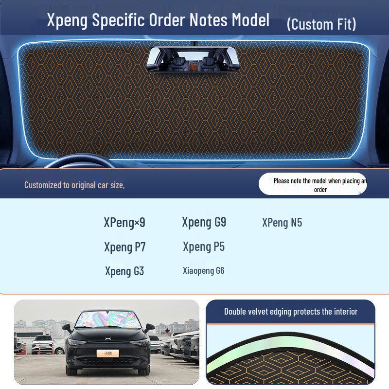Car Windshield Sunshade Umbrella: Heat Insulation, Blackout Curtain, Sun Protection for Small Cars