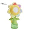 Colorful Flower Bubble Machine Dancing Light-up Flower Bubble Maker Summer Outdoor Handheld Automatic Bubble Blower Toy Toddlers Boys Girls Gift