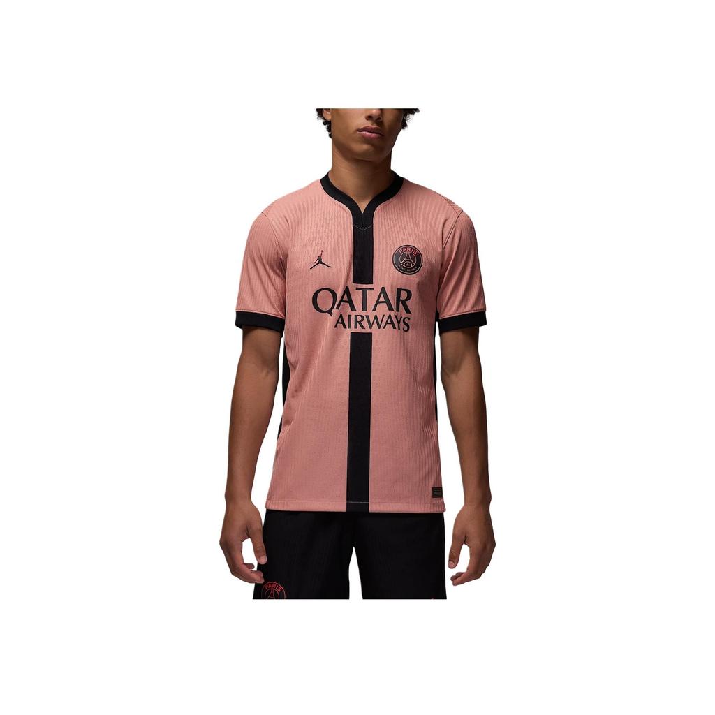 Jordan Paris Saint-Germain Bequemes Vielseitiges Kurzarm-Fußballtrikot Unisex Oberteile Pink FQ1950-686