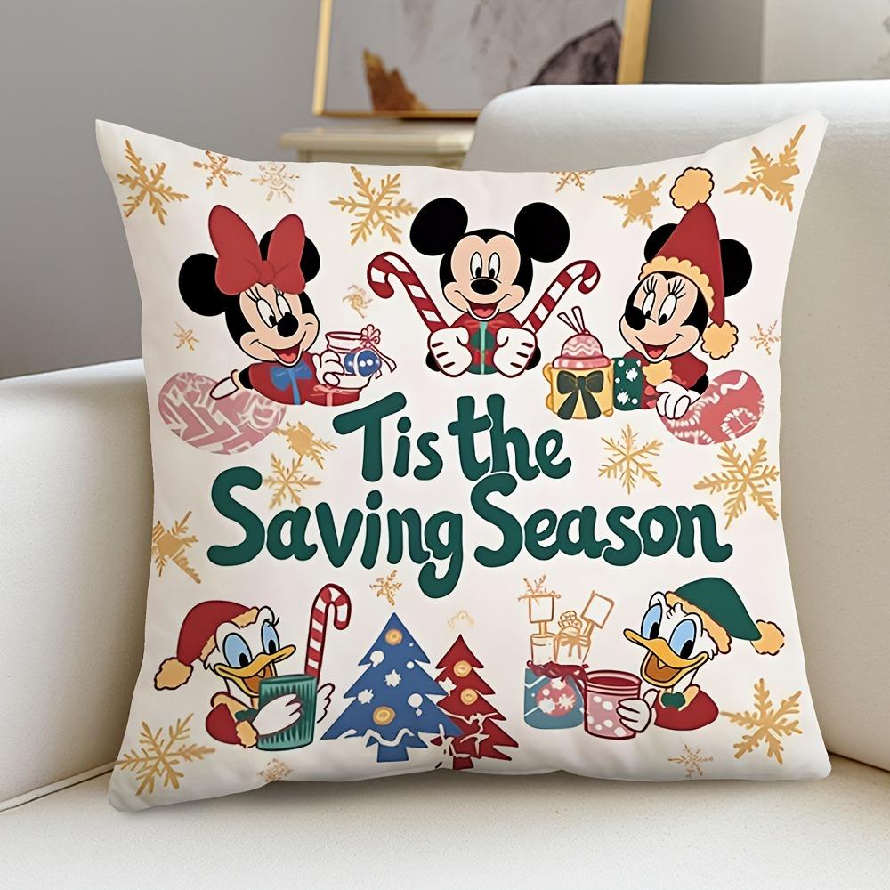 Disney Christmas Adventures: Mickey and Minnie accompany you to warm up the winter pillow room