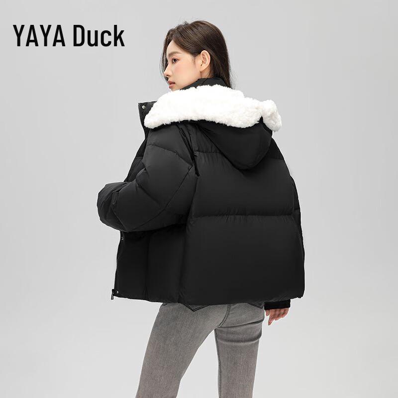 YAYA Women's 2024 Short Hooded Down Jacket