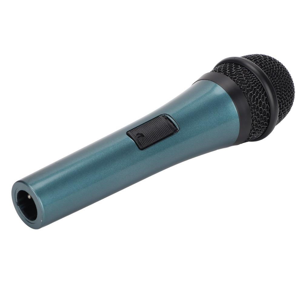 Noise Reduction Handheld Microphone with 6.35mm XLR 3m Cable Wired Microphone Studio Recording