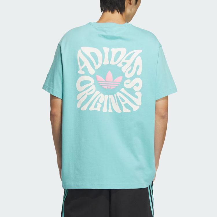 Adidas Originals V-Day Short Sleeve Tee Unisex Tops Mint-Green JE3471
