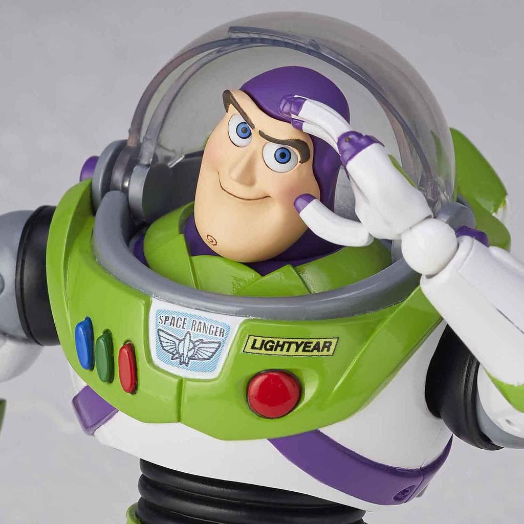 Kaiyodo Revoltech Toy Story Buzz Lightyear Výška 125 mm malovaná pohyblivá figurka ver.1.5 cca. PVC&ABS bez vodního kamene
