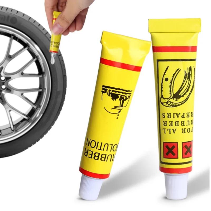 Motorcycle Bike Car Tire Repair Glue Tyre Inner Tube Puncture Repair Tools Auto Motorbike Bicycle Tire Repairing Glue Tool 10ml