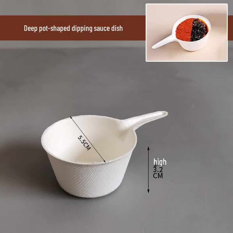 Qiwei Disposable Round Paper Dessert Plates