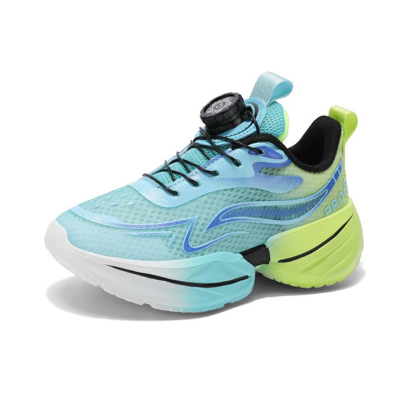 2025 autumn new non-slip boys sports shoes casual soft sole comfortable boys double net breathable basketball shoes