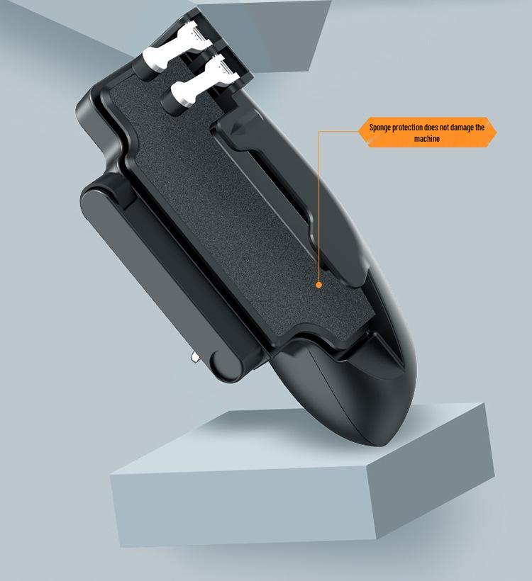 New Hot-Selling Six-Finger Mobile Game Controller with Fan Cooling & Gun Pressure Feature