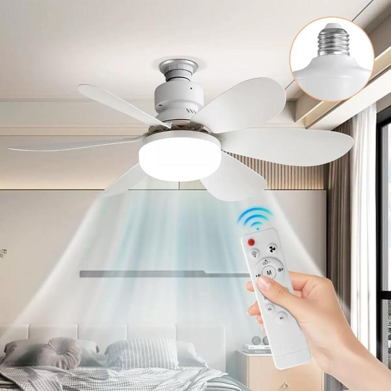 Dimmable 30/40W Led Ceiling Fan Light With Remote Control E27 Hanging Lamp For Living Room Study Home Decor 85-265V