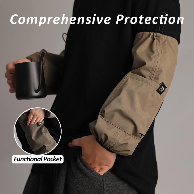 1 Pair Fashionable Workwear Pocket Sleeves Extended Outdoor Sleeves Suitable for Office Cleaning Kitchen Use
