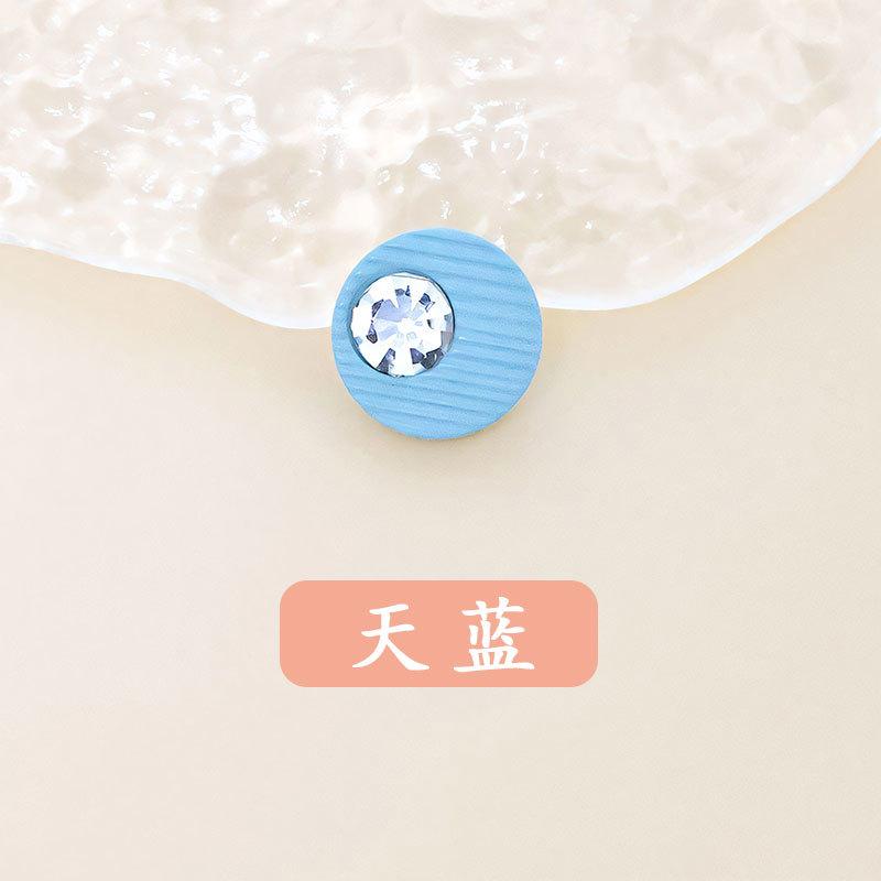 Resin Buttons With Diamonds, Small Buttons, Shirt Buttons, Cufflinks, Chiffon Shirt Buttons, Clothing Accessories.