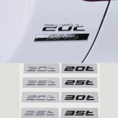 ABS Car Whole Body Side Trunk Emblem Sticker for 20t 25t 30t 35t  Auto Badge Decal Exterior Accessories