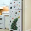 Christmas Tree Star Garland Kitchen Refrigerator Sticker Home Beautification Decorative Wall Sticker