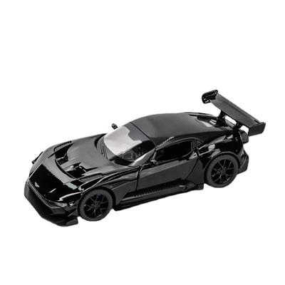 1/32 Scale Aston Martin Vulcan Supercar Alloy Diecast Model Car Interior Decoration Sound & Light High Simulation Gift for Friend Box