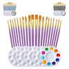 1 Set Watercolor Paint Brushes Set Nylon Hair Painting Brush Art Tool Drawing and Art Supplies For Creative Projects
