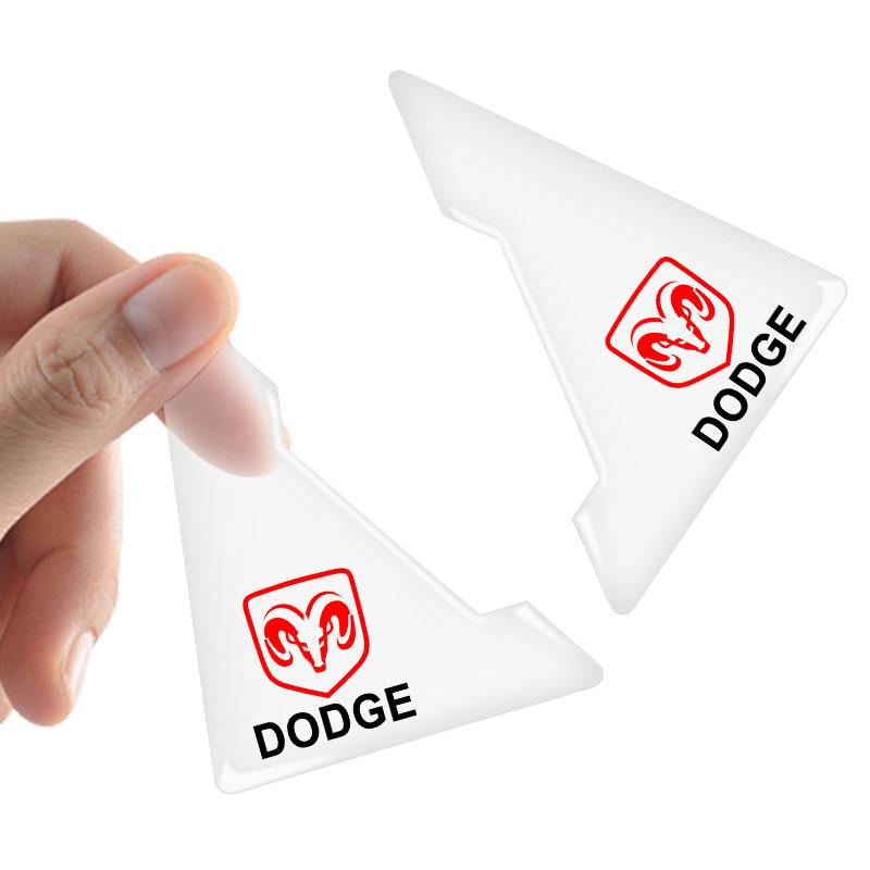 2Pc Car Door Corner Cover Anti-Scratch Protection Sticker Styling for Dodge Caliber Ram 1500 Caravan Charger Grand Caravan Journey Coolway Durango