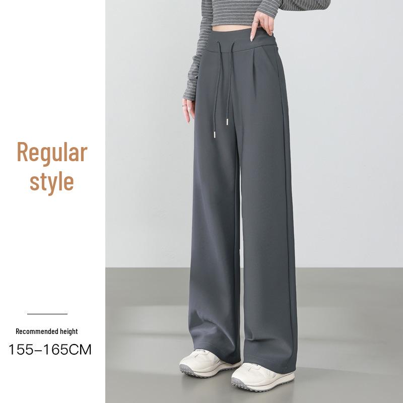 Women s High-Waist Wide-Leg Black Pants - Spring 2026 Collection L