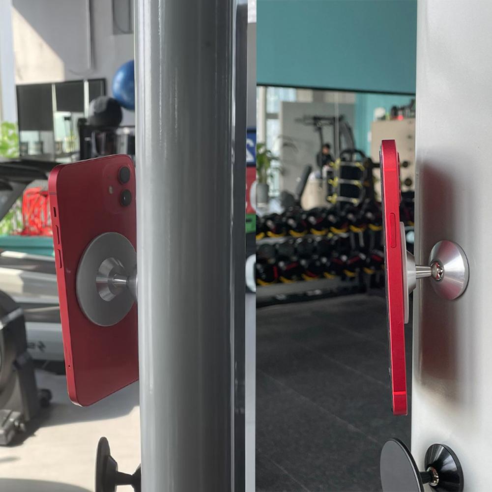 Magnetic Mobile Cellphone Mount Aluminum Alloy GPS Mobile Phone Mount Anti Slip 360 Rotatable for iPhone 14Pro Max Huawei Xiaomi