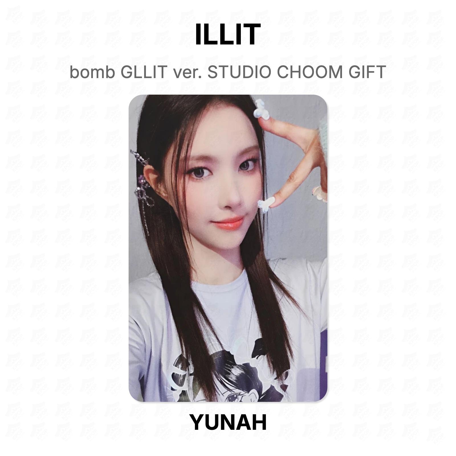 ILLIT bomb GLLIT ver. STUDIO CHOOM GIFT Official Photocard YUNAH