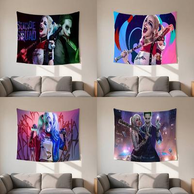 HHarleyQQuinn Cartoon Tapestry Customizable Tapestries Of Various Styleswall Hangings Celebrity Photo Printingwall Hangings