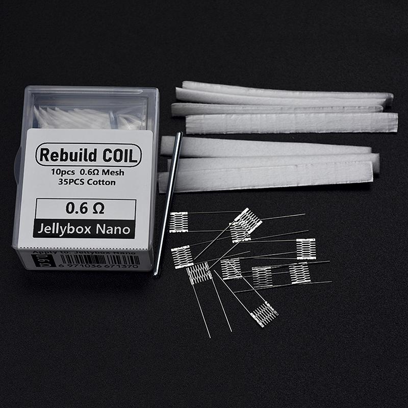 Diy Tool Rebuild Kit Mesh Coil Resistance Wire 0.6/1.0Ohm For Jellybox Nano