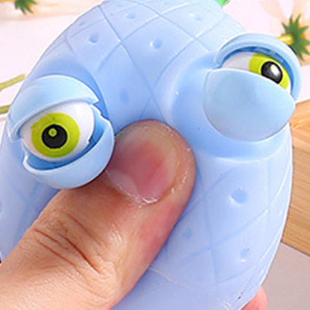 Fidgets Squeeze Ball Eye Popping Pineapple Stress Toy Spoof Practical Joke Props for Adult Kids ADD Hand Therapy