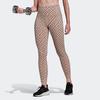 Adidas Gemusterte Fullprint Fitness Leggings Damen Leggings Braun HM3224