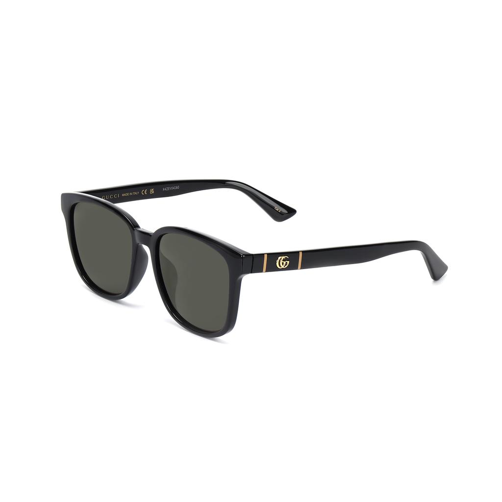 Gucci Square Sunglasses With Integrated Nose Pads Unisex Sunglasses Black GG0637SK