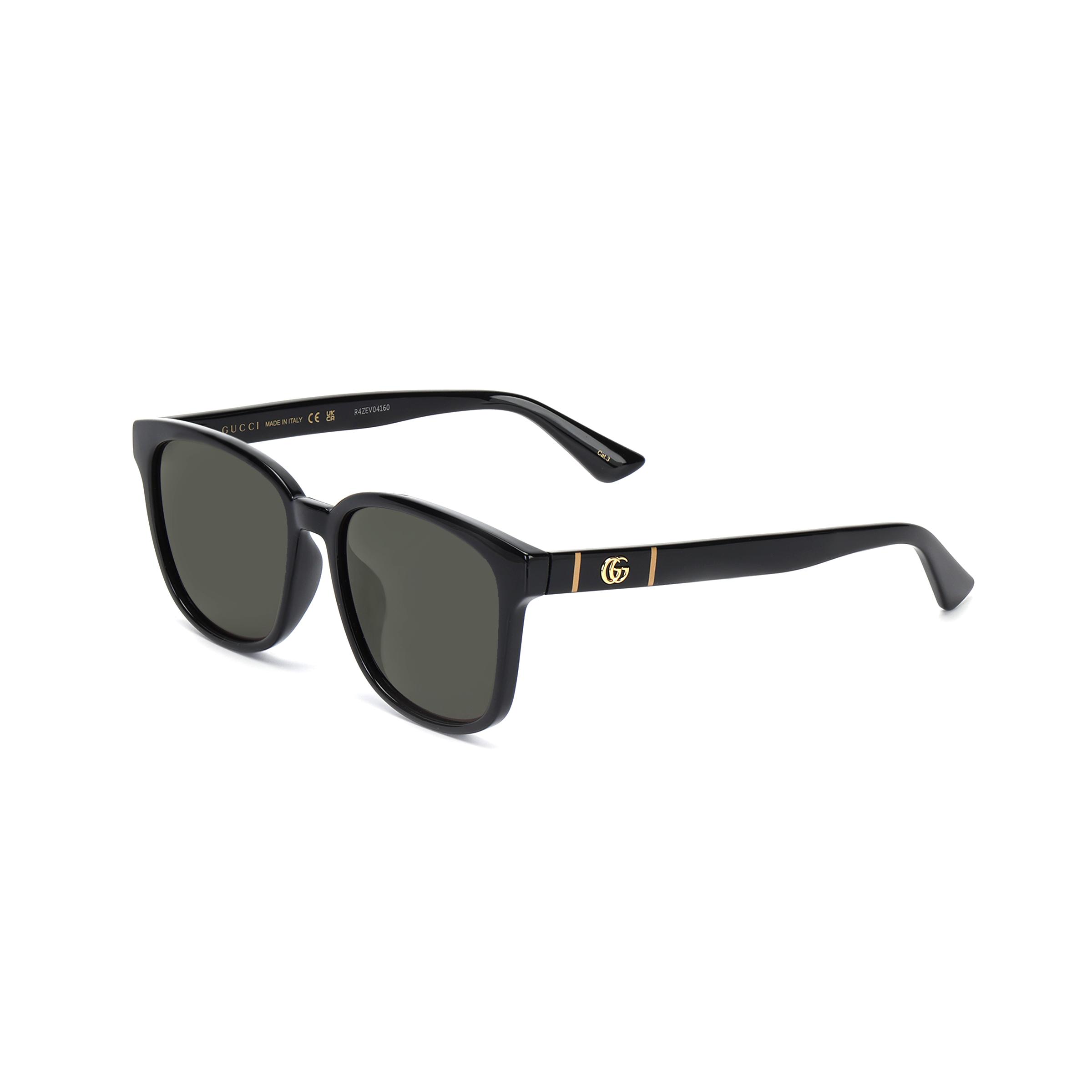 Gucci Square Sunglasses With Integrated Nose Pads Unisex sunglasses Black GG0637SK Dust Bag+Eyeglass Case (Random Color)