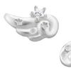 Delicate Angel Wing Earrings Copper Fashion Accessories Party Wedding Ear Studs Suitable for Casual or Formal Occasions