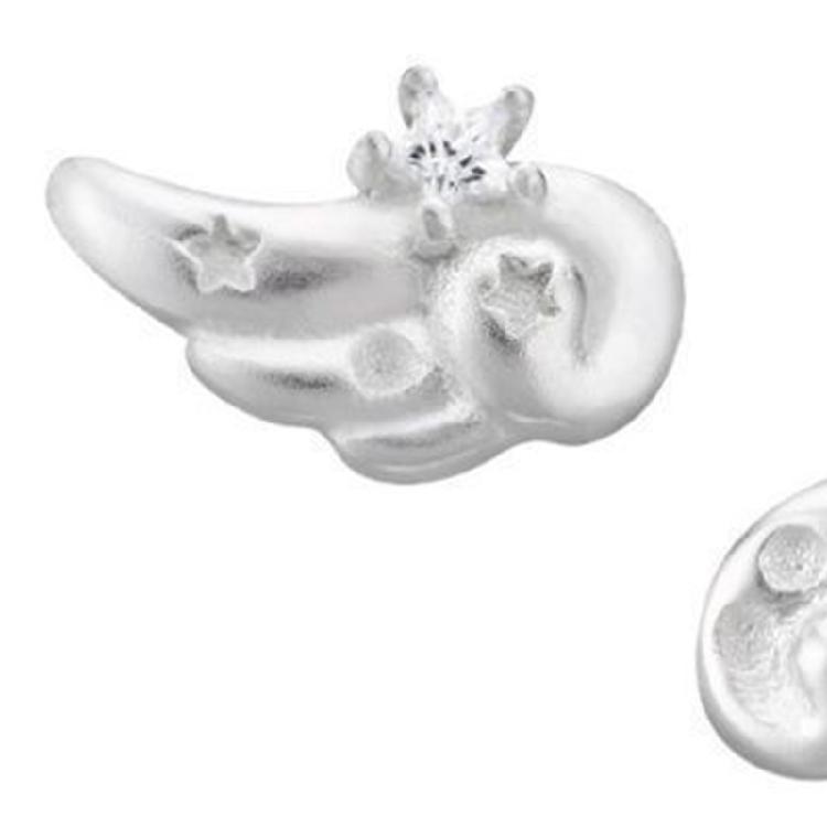 Delicate Angel Wing Earrings Copper Fashion Accessories Party Wedding Ear Studs Suitable for Casual or Formal Occasions
