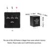 4-Pin EP29 LED Flasher Decoder 4 Pins Electronic Relay Car Fix LED SMD Turn Signal Light Error Flashing Blinker 12V 10A ABS