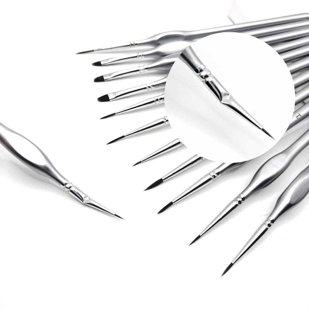 Hand-Painted Gongbi Painting Hook Line Set: Watercolor & Outline Brushes for Art Students