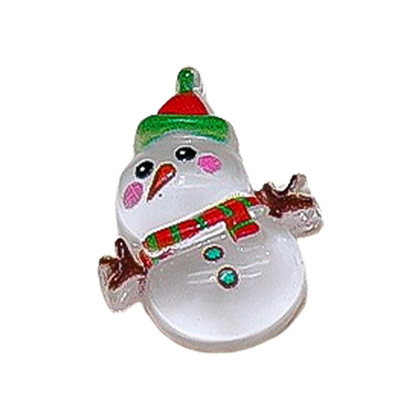 Nail Jewelry Resin Jelly Fine Flash Cartoon Elk Snowman Nail Drill One Size