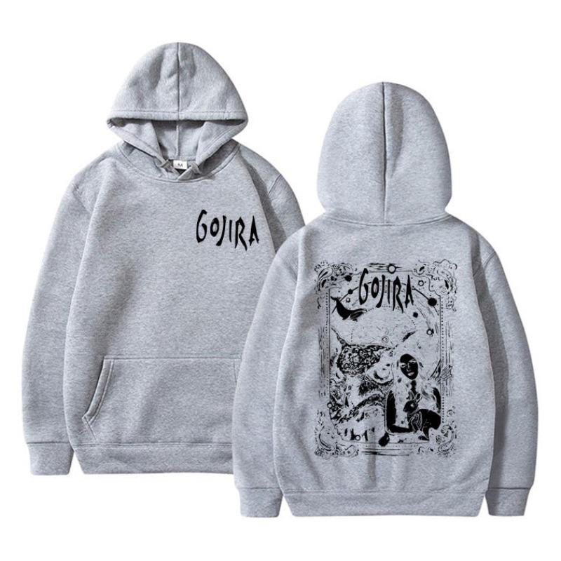 French Metal Band Gojira Graphic Hoodie Male Magma Sweatshir Men Fashion Printed Hoodie Sweatshirt Harajuku Hoodie Clothing